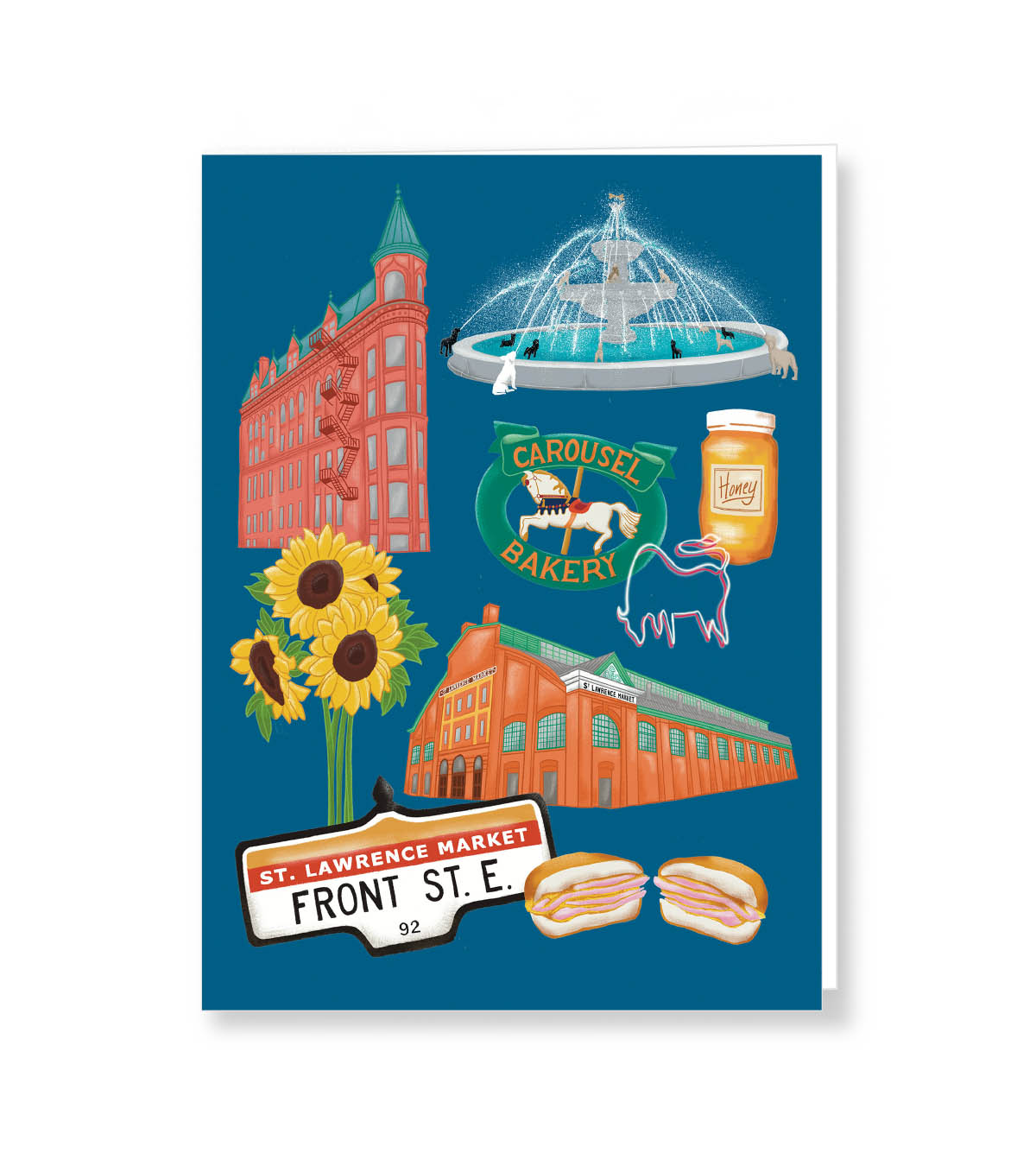 St. Lawrence Market Greeting Card - NEW!!