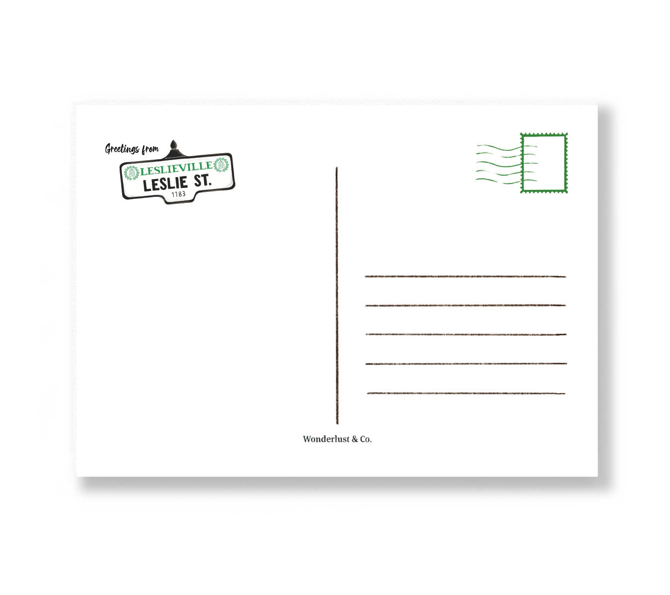 Leslieville Postcard