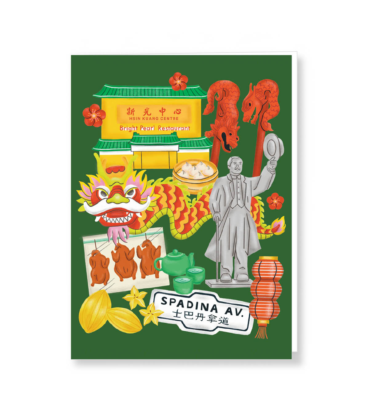 Chinatown Greeting Card