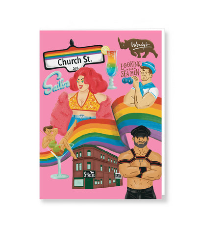 Church Street Greeting Card