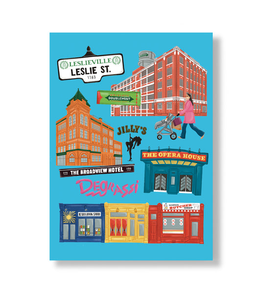 Leslieville Postcard