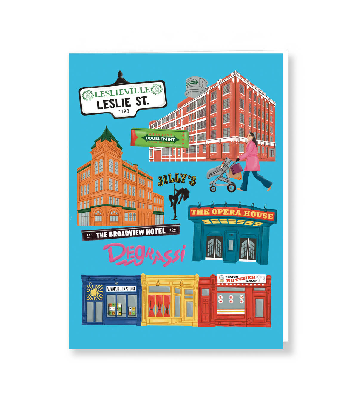 Leslieville Greeting Card